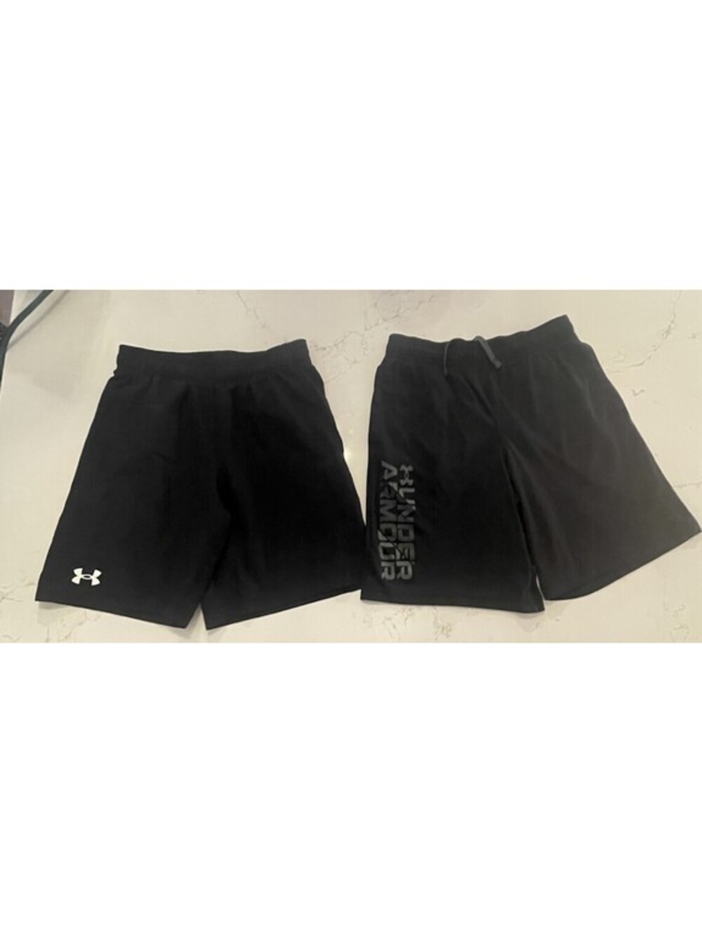 UA Under Armour Athletic Shorts, Youth Medium - 2 Pair